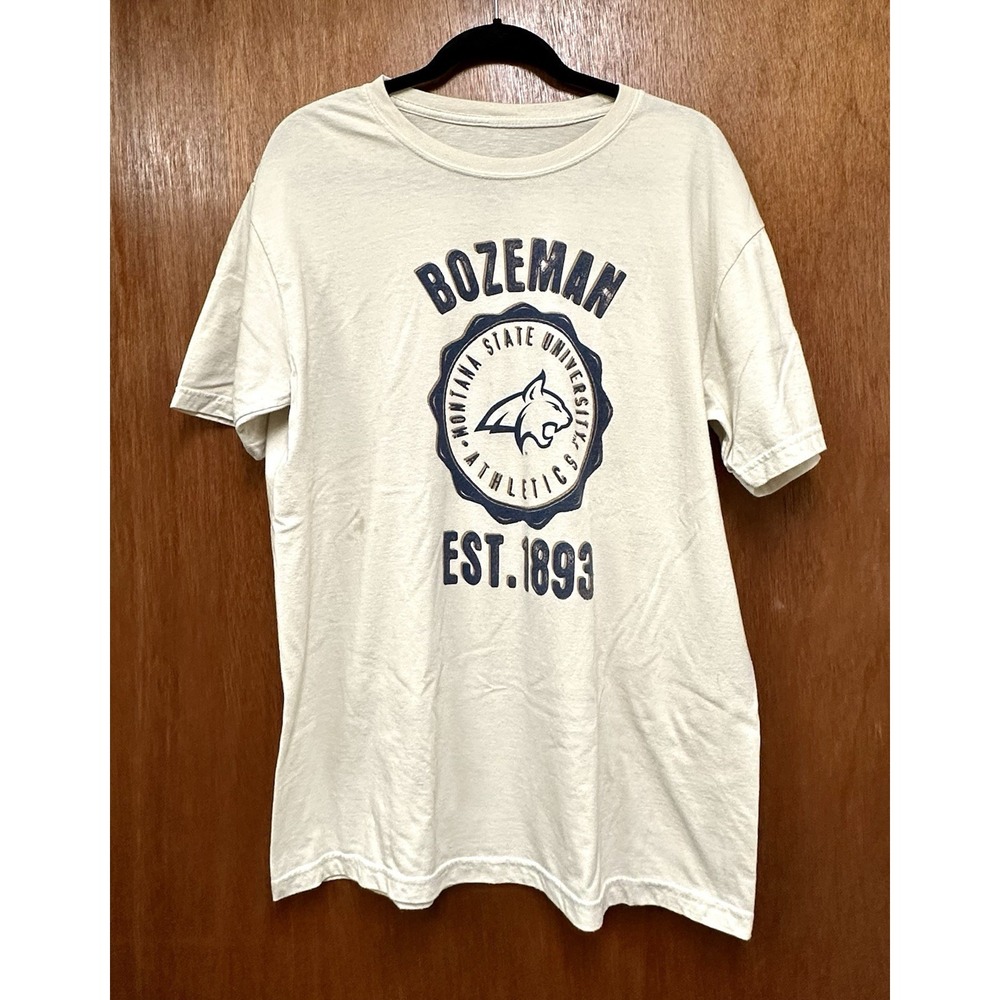 Vintage Bozeman Montana State University Athletic EST. 1893 T Shirts XL